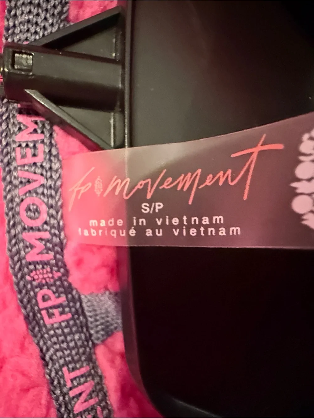 FP Movement Mountain High Half-Zip Fleece, fuchsia flirt colorway, sz S, nwot!🩷